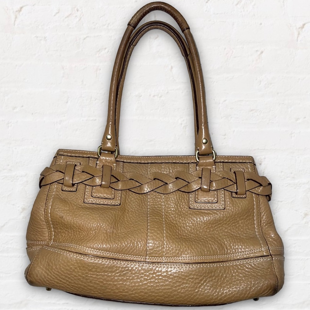 Coach Hampton Pebble Leather Purse - Picture 4 of 7